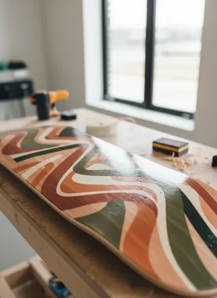 גרפיקה על לוח סקייטבורד